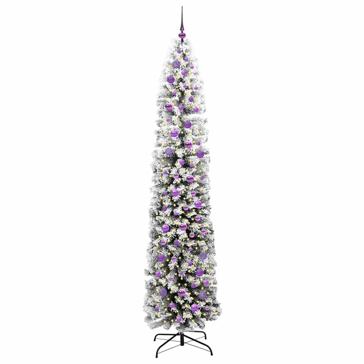 Vidaxx künstlicher Weihnachtsbaum grün 240 cm PVC und Stahl und Kunststoff