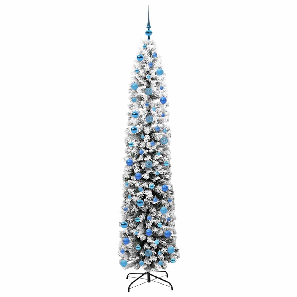 Vidaxx künstlicher Weihnachtsbaum grün 240 cm PVC und Stahl und Kunststoff