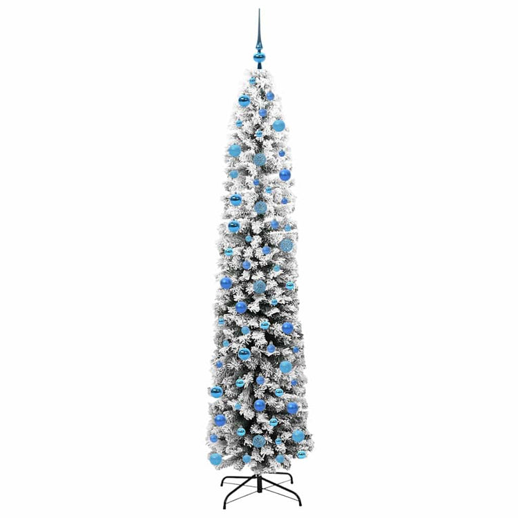 Vidaxx künstlicher Weihnachtsbaum grün 240 cm PVC und Stahl und Kunststoff