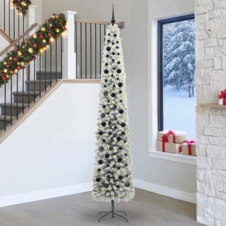 Vidaxx künstlicher Weihnachtsbaum grün 270 cm PVC und Stahl und Kunststoff