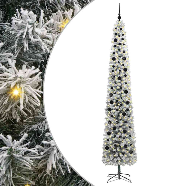 Vidaxx künstlicher Weihnachtsbaum grün 270 cm PVC und Stahl und Kunststoff