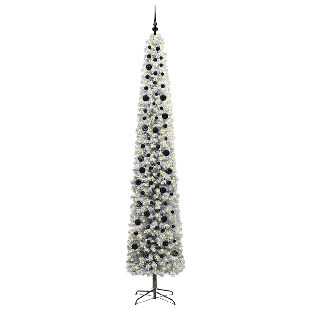Vidaxx künstlicher Weihnachtsbaum grün 270 cm PVC und Stahl und Kunststoff