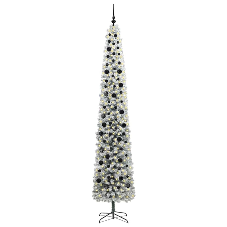 Vidaxx künstlicher Weihnachtsbaum grün 270 cm PVC und Stahl und Kunststoff
