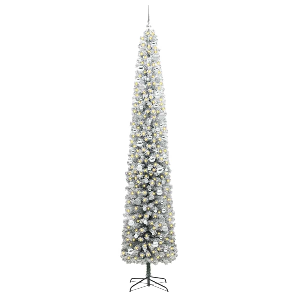 Vidaxx künstlicher Weihnachtsbaum grün 270 cm PVC und Stahl und Kunststoff