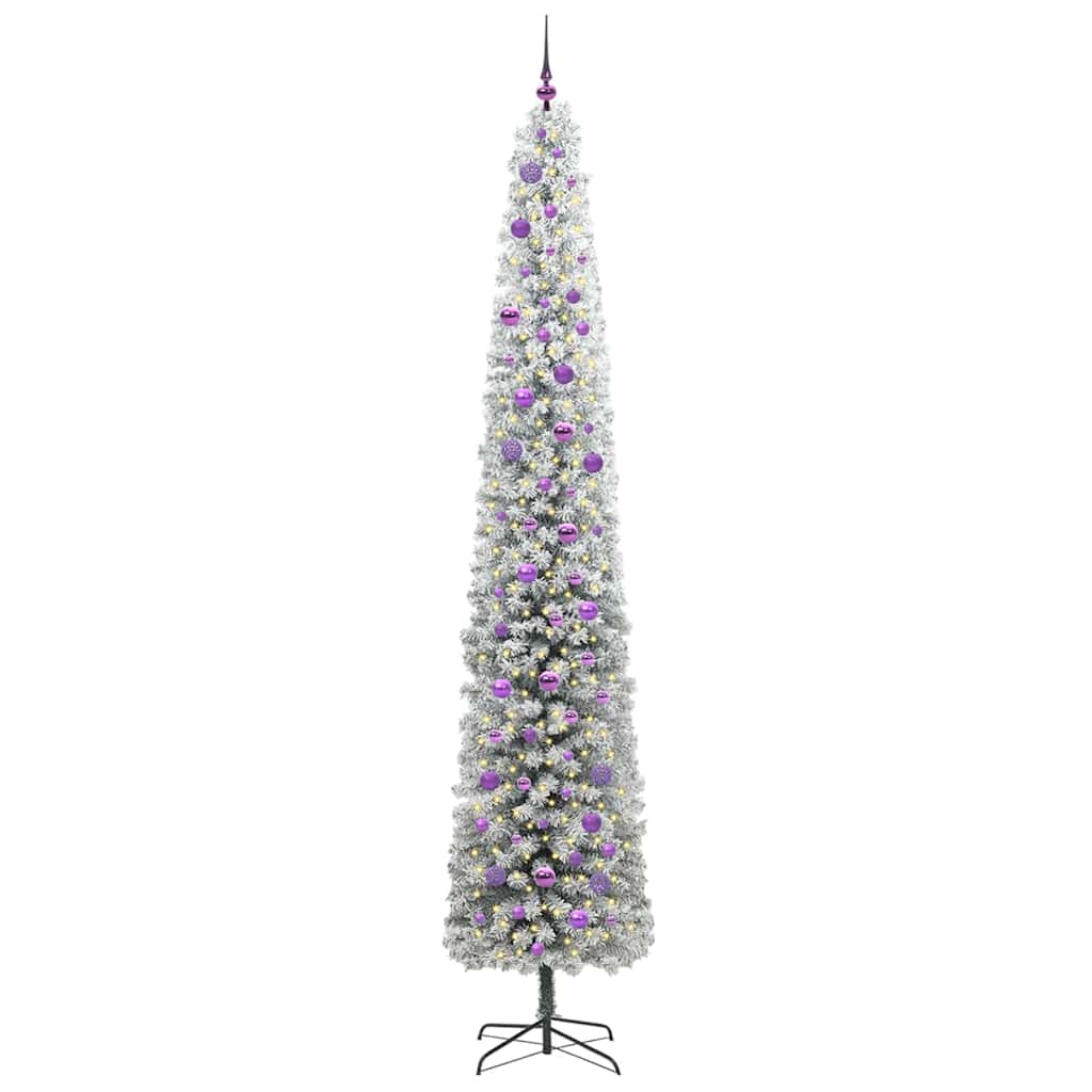 Vidaxx künstlicher Weihnachtsbaum grün 270 cm PVC und Stahl und Kunststoff