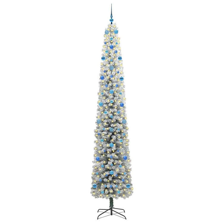 Vidaxx künstlicher Weihnachtsbaum grün 270 cm PVC und Stahl und Kunststoff