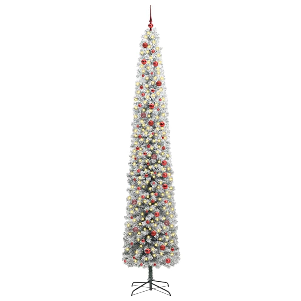 Vidaxx künstlicher Weihnachtsbaum grün 300 cm PVC und Stahl und Kunststoff