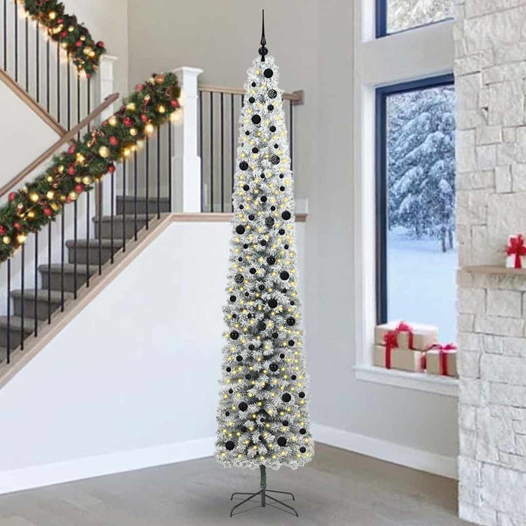 Vidaxx künstlicher Weihnachtsbaum grün 300 cm PVC und Stahl und Kunststoff
