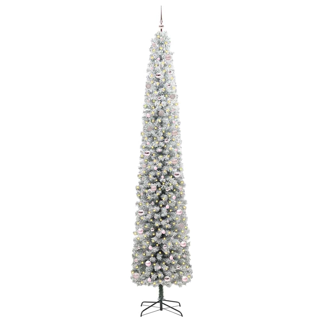 Vidaxx künstlicher Weihnachtsbaum grün 300 cm PVC und Stahl und Kunststoff