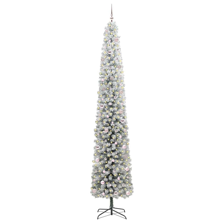 Vidaxx künstlicher Weihnachtsbaum grün 300 cm PVC und Stahl und Kunststoff