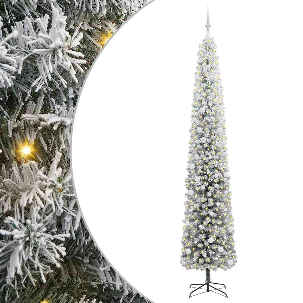 Vidaxx künstlicher Weihnachtsbaum grün 300 cm PVC und Stahl und Kunststoff