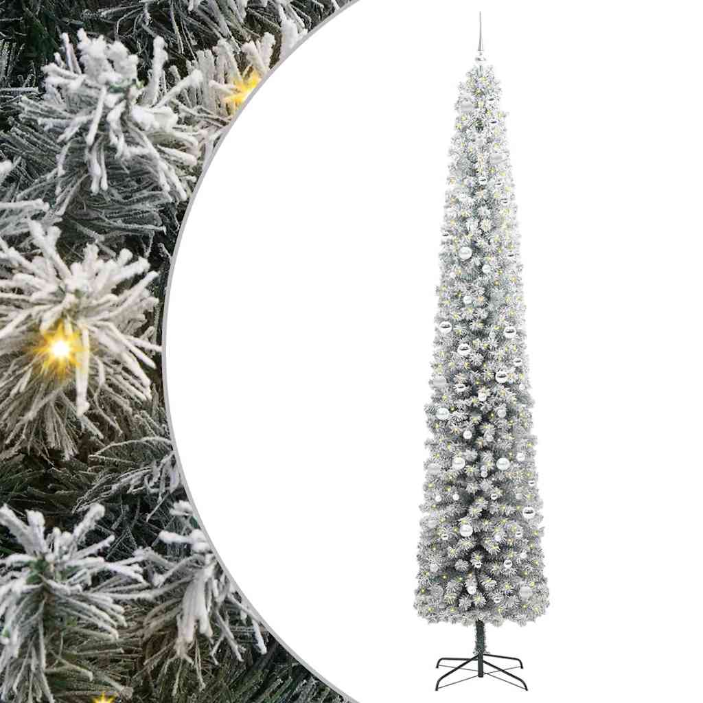 Vidaxx künstlicher Weihnachtsbaum grün 300 cm PVC und Stahl und Kunststoff