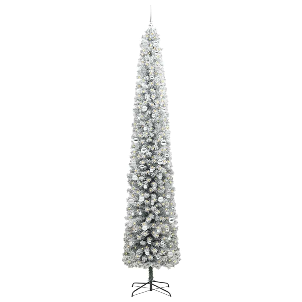 Vidaxx künstlicher Weihnachtsbaum grün 300 cm PVC und Stahl und Kunststoff