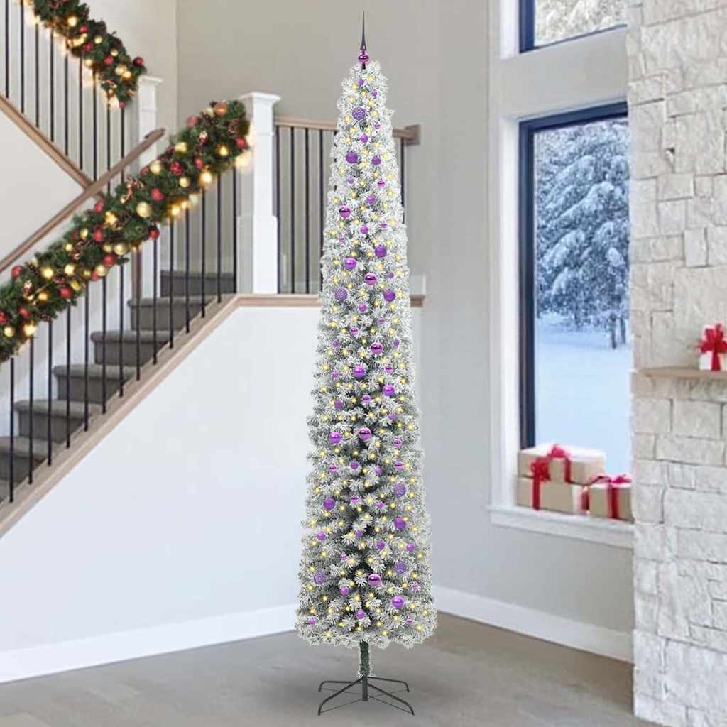 Vidaxx künstlicher Weihnachtsbaum grün 300 cm PVC und Stahl und Kunststoff