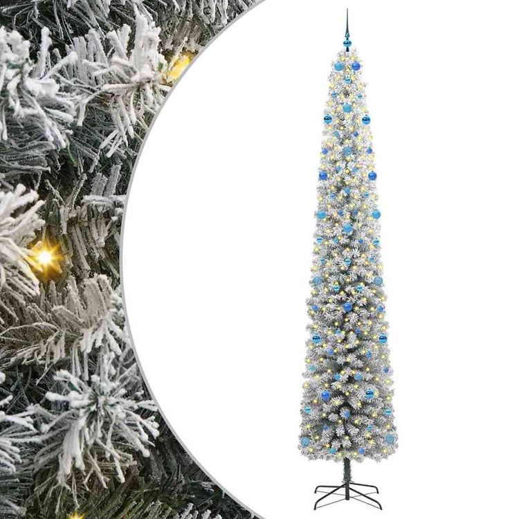 Vidaxx künstlicher Weihnachtsbaum grün 300 cm PVC und Stahl und Kunststoff