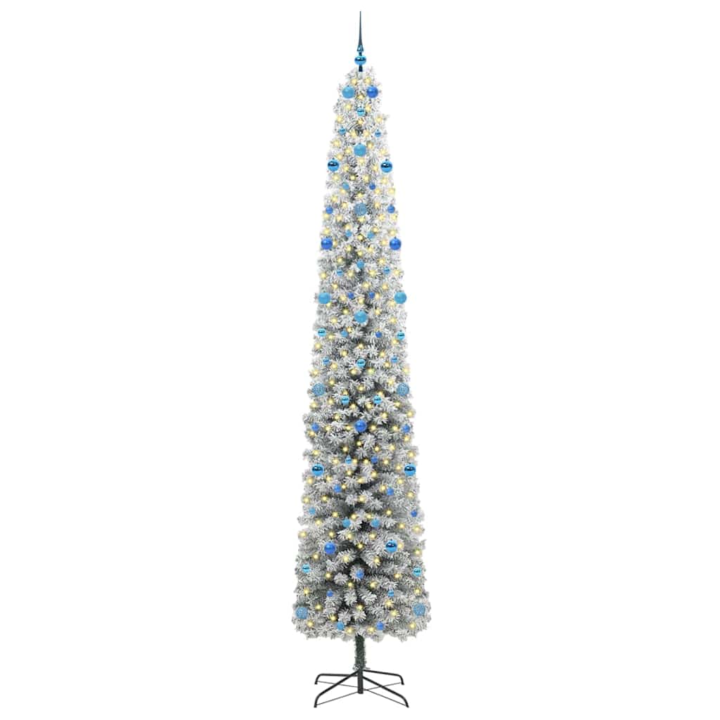 Vidaxx künstlicher Weihnachtsbaum grün 300 cm PVC und Stahl und Kunststoff