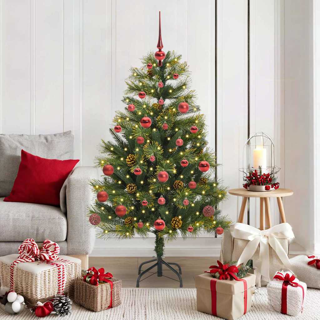 Vidaxx künstlicher Weihnachtsbaum mit Zapfen grün 150 cm