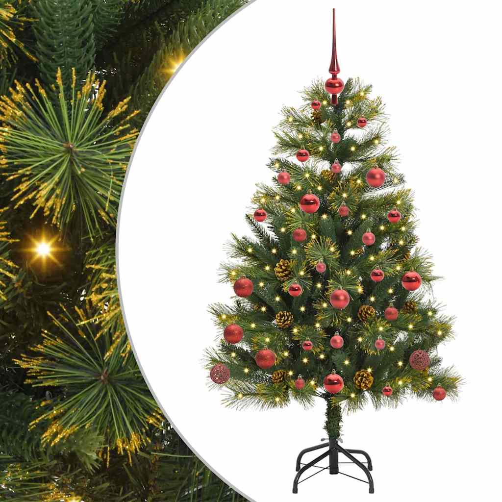 Vidaxx künstlicher Weihnachtsbaum mit Zapfen grün 150 cm