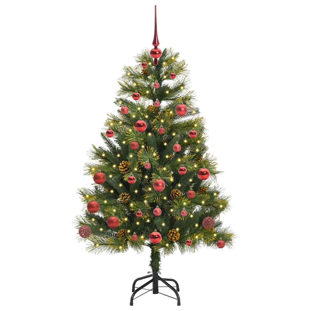 Vidaxx künstlicher Weihnachtsbaum mit Zapfen grün 150 cm