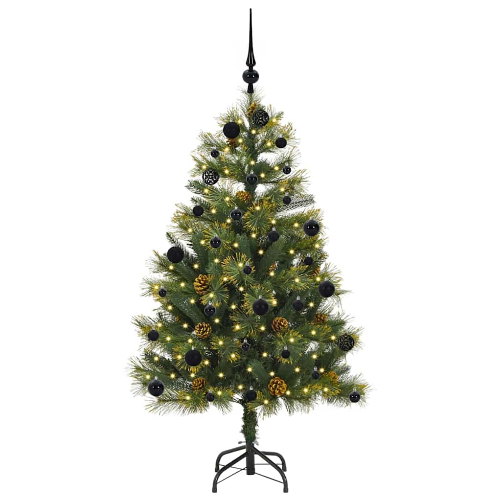 Vidaxx künstlicher Weihnachtsbaum mit Zapfen grün 150 cm