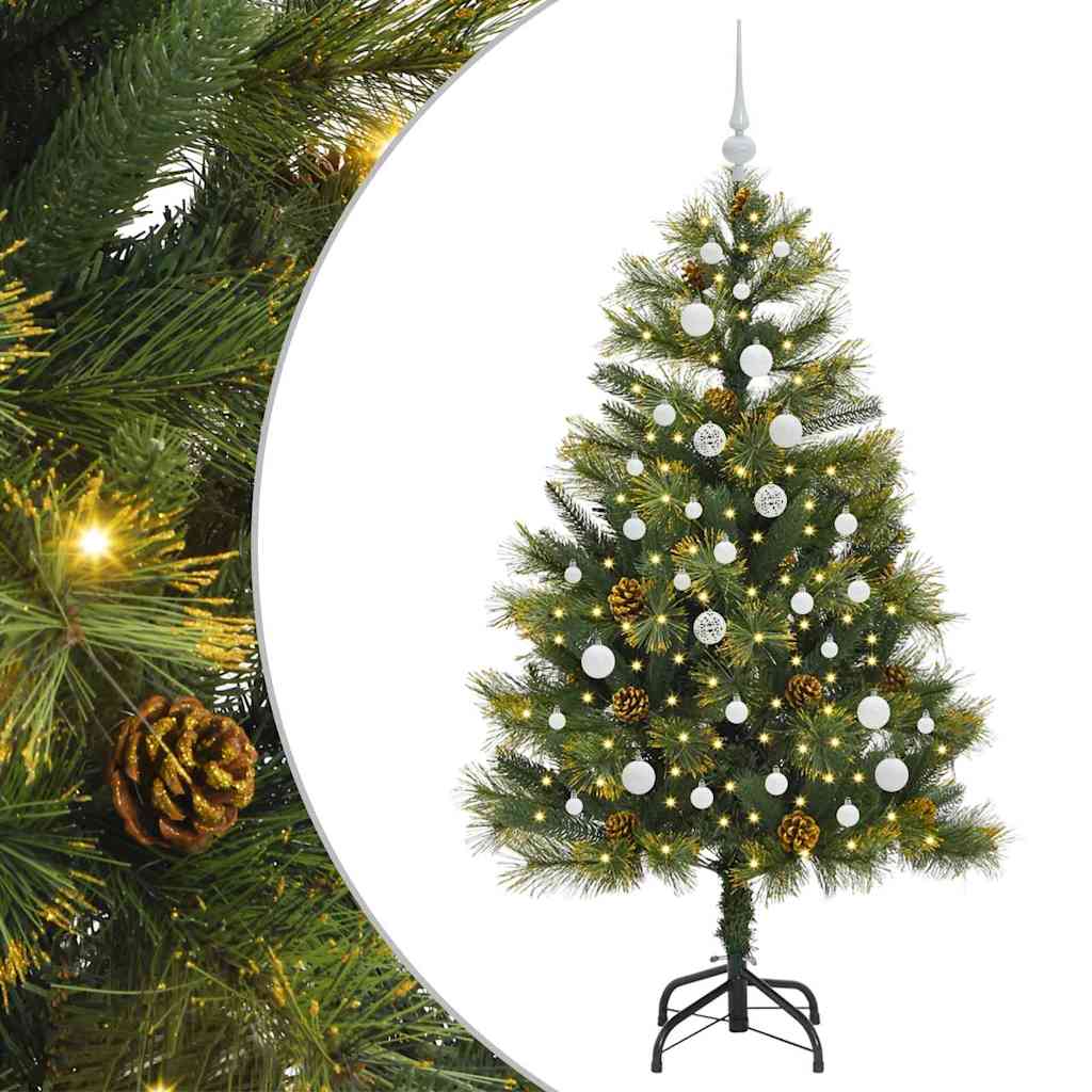 Vidaxx künstlicher Weihnachtsbaum mit Zapfen grün 150 cm