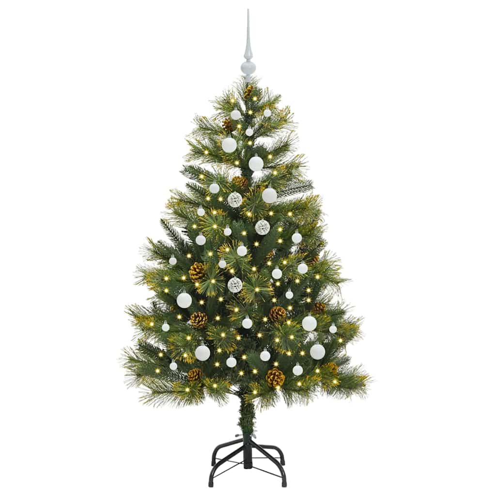 Vidaxx künstlicher Weihnachtsbaum mit Zapfen grün 150 cm