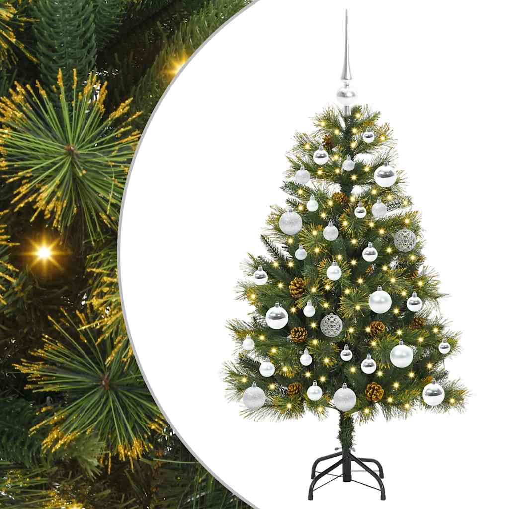 Vidaxx künstlicher Weihnachtsbaum mit Zapfen grün 150 cm