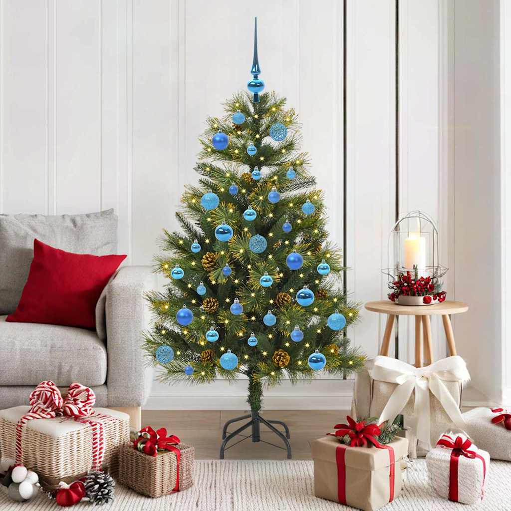 Vidaxx künstlicher Weihnachtsbaum mit Zapfen grün 150 cm