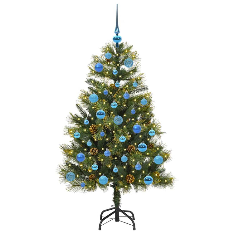 Vidaxx künstlicher Weihnachtsbaum mit Zapfen grün 150 cm
