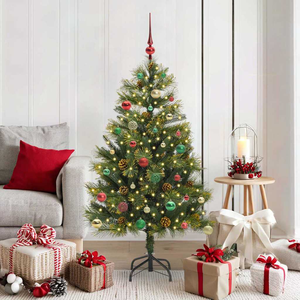 Vidaxx künstlicher Weihnachtsbaum mit Zapfen grün 150 cm