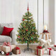 Vidaxx künstlicher Weihnachtsbaum mit Zapfen grün 150 cm