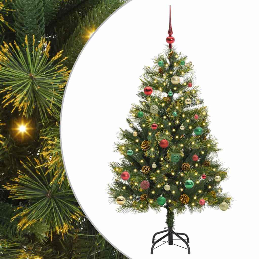 Vidaxx künstlicher Weihnachtsbaum mit Zapfen grün 150 cm