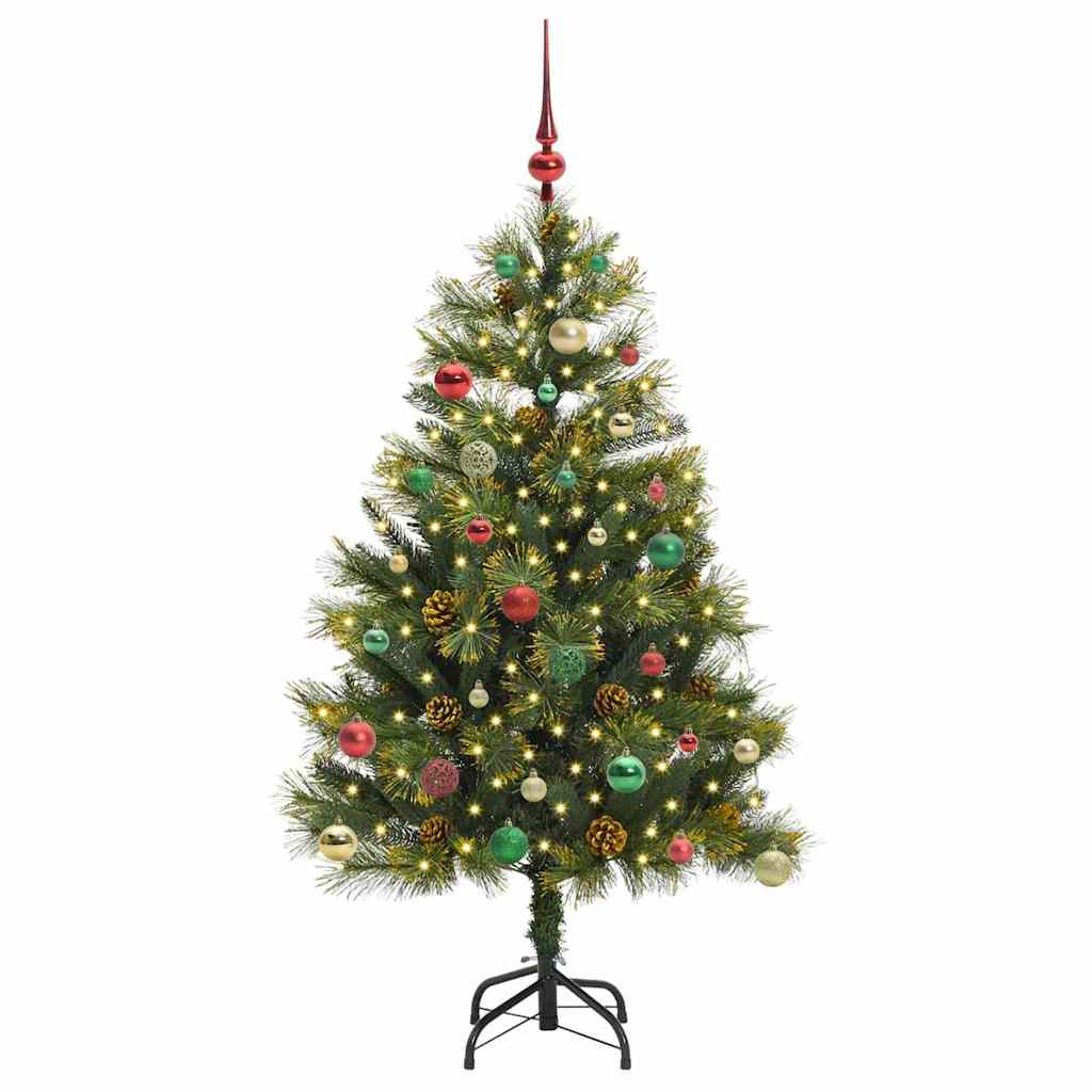 Vidaxx künstlicher Weihnachtsbaum mit Zapfen grün 150 cm