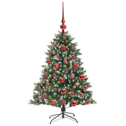 VidaXL künstlicher Weihnachtsbaum mit 150 LEDs grün, 120 cm PVC und Kunststoff und Stahl - afbeelding 3