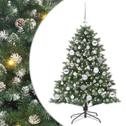 VidaXL künstlicher Weihnachtsbaum mit 150 LEDs grün, 120 cm PVC und Kunststoff und Stahl - afbeelding 2
