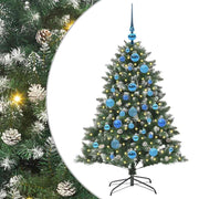 VidaXL künstlicher Weihnachtsbaum mit 150 LEDs grün, 120 cm PVC und Kunststoff und Stahl - afbeelding 2