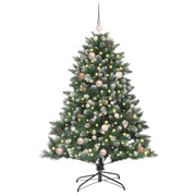 Vidaxx künstlicher Weihnachtsbaum mit 150 LED grün, 150 cm PVC und Kunststoff und Stahl - afbeelding 3