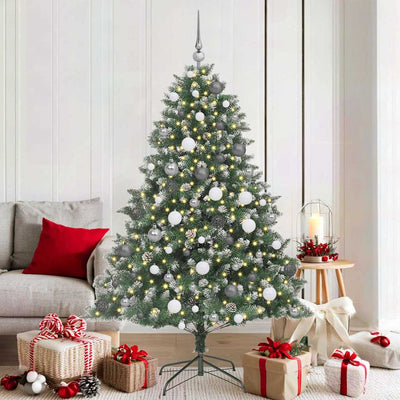 Künstlicher Weihnachtsbaum von Vidaxx mit 300 LEDs, grün, 180 cm, PVC und Kunststoff und Stahl