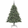 Künstlicher Weihnachtsbaum von Vidaxx mit 300 LEDs, grün, 180 cm, PVC und Kunststoff und Stahl