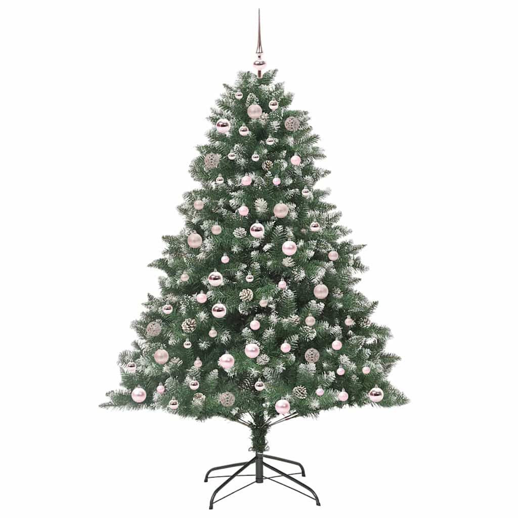 Künstlicher Weihnachtsbaum von Vidaxx mit 300 LEDs, grün, 180 cm, PVC und Kunststoff und Stahl