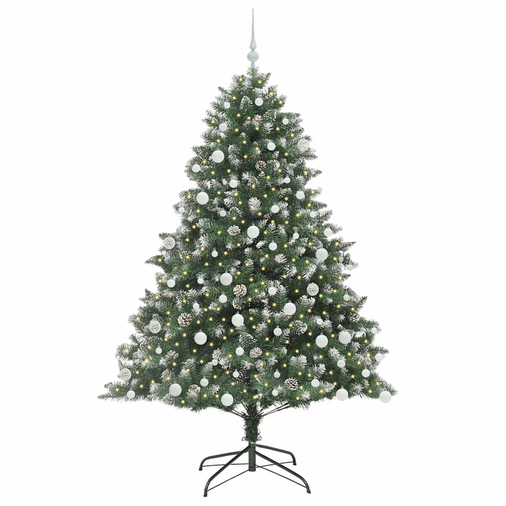 Künstlicher Weihnachtsbaum von Vidaxx mit 300 LEDs, grün, 180 cm, PVC und Kunststoff und Stahl