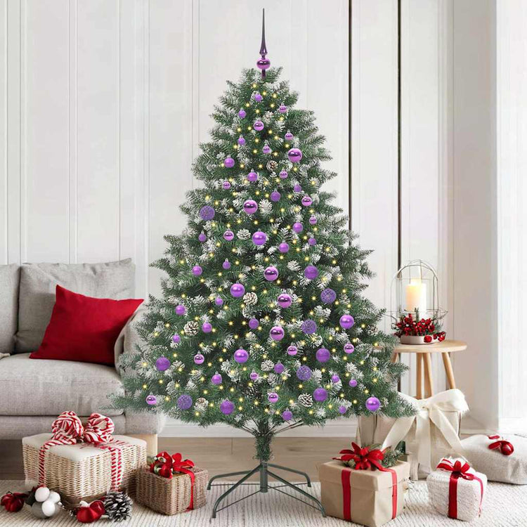 Künstlicher Weihnachtsbaum von Vidaxx mit 300 LEDs, grün, 180 cm, PVC und Kunststoff und Stahl