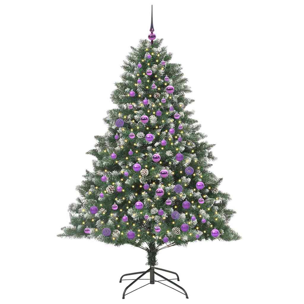 Künstlicher Weihnachtsbaum von Vidaxx mit 300 LEDs, grün, 180 cm, PVC und Kunststoff und Stahl