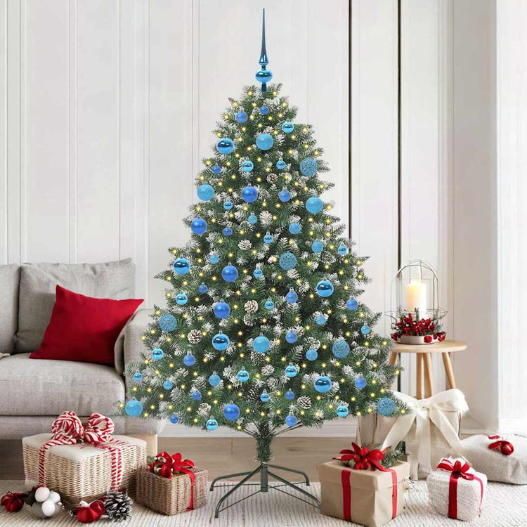 Künstlicher Weihnachtsbaum von Vidaxx mit 300 LEDs, grün, 180 cm, PVC und Kunststoff und Stahl