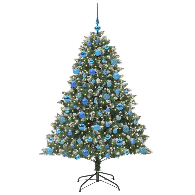 Künstlicher Weihnachtsbaum von Vidaxx mit 300 LEDs, grün, 180 cm, PVC und Kunststoff und Stahl