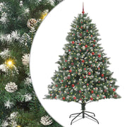 Vidaxx künstlicher Weihnachtsbaum mit 300 LEDs grün, 240 cm PVC und Kunststoff und Stahl - afbeelding 2