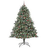 Vidaxx künstlicher Weihnachtsbaum mit 300 LEDs grün, 240 cm PVC und Kunststoff und Stahl - afbeelding 3