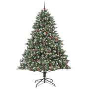 Vidaxx künstlicher Weihnachtsbaum mit 300 LEDs grün, 240 cm PVC und Kunststoff und Stahl - afbeelding 3
