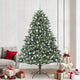Vidaxx künstlicher Weihnachtsbaum mit 300 LEDs grün, 240 cm PVC und Kunststoff und Stahl