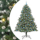 Vidaxx künstlicher Weihnachtsbaum mit 300 LEDs grün, 240 cm PVC und Kunststoff und Stahl